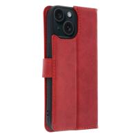 Newface Apple iPhone 15 Trend S Plus Kapaklı Kılıf - Kırmızı