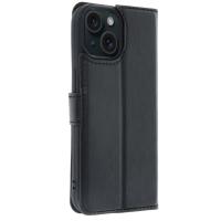 Newface Apple iPhone 15 Trend S Plus Kapaklı Kılıf - Siyah