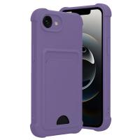 Newface Apple iPhone 16E Kelvin Kartvizitli Silikon - Lila