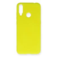 Newface General Mobile GM 10 Kılıf Nano içi Kadife Silikon - Sarı