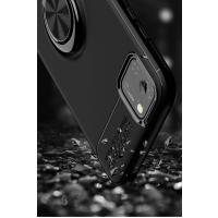 Newface Huawei Y5P Kılıf Range Yüzüklü Silikon - Siyah