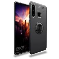 Newface Huawei Y6P Kılıf Range Yüzüklü Silikon - Siyah