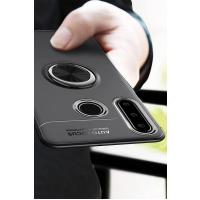 Newface Huawei Y6P Kılıf Range Yüzüklü Silikon - Mavi