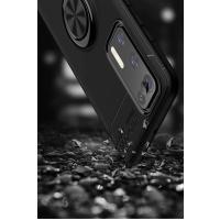 Newface Huawei P40 Kılıf Range Yüzüklü Silikon - Siyah-Gold