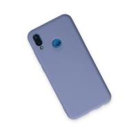 Newface Huawei P20 Lite Kılıf Nano içi Kadife Silikon - Lila