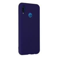 Newface Huawei P20 Lite Kılıf Nano içi Kadife Silikon - Mor