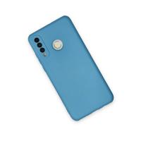 Newface Huawei P30 Lite Kılıf Nano içi Kadife Silikon - Mavi