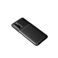 Newface Huawei P Smart 2021 Kılıf Auto Focus Karbon Kapak - Siyah