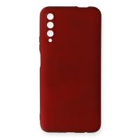 Newface Huawei P Smart Pro / Y9S Kılıf First Silikon - Bordo