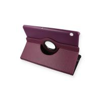 Newface Huawei MediaPad T5 10 Kılıf 360 Tablet Deri Kılıf - Mürdüm