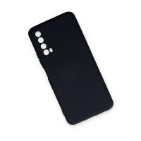 Newface Huawei P Smart 2021 Kılıf Nano içi Kadife Silikon - Lacivert