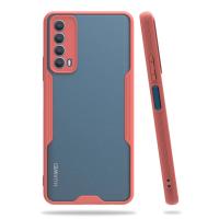 Newface Huawei P Smart 2021 Kılıf Platin Silikon - Pembe