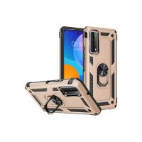 Newface Huawei P Smart 2021 Kılıf Sofya Yüzüklü Silikon Kapak - Gold