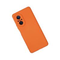 Newface Huawei Nova 9 SE Kılıf Nano içi Kadife Silikon - Turuncu