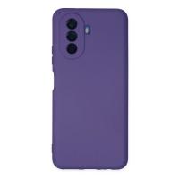 Newface Huawei Nova Y70 Kılıf Nano içi Kadife Silikon - Mor