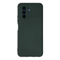 Newface Huawei Nova Y70 Kılıf Nano içi Kadife Silikon - Koyu Yeşil