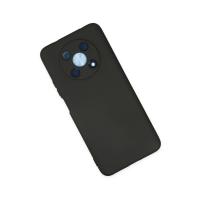 Newface Huawei Nova Y90 Kılıf Nano içi Kadife Silikon - Siyah
