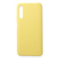 Newface Huawei P Smart Pro / Y9S Kılıf Nano içi Kadife Silikon - Sarı