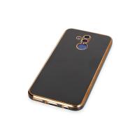 Newface Huawei Mate 20 Lite Kılıf Volet Silikon - Siyah