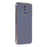 Newface Huawei Mate 20 Lite Kılıf Volet Silikon - Mavi
