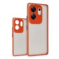 Newface İnfinix Zero 30 4G Kılıf Montreal Silikon Kapak - Kırmızı