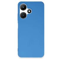 Newface İnfinix Hot 30i Kılıf First Silikon - Mavi