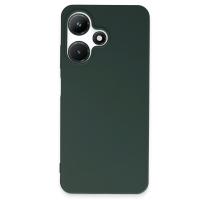 Newface İnfinix Hot 30i Kılıf First Silikon - Koyu Yeşil