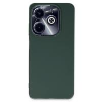 Newface İnfinix Hot 40i Kılıf First Silikon - Koyu Yeşil