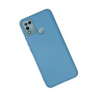 Newface İnfinix Hot 10 Play Kılıf Nano içi Kadife Silikon - Mavi