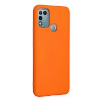 Newface İnfinix Hot 10 Play Kılıf Nano içi Kadife Silikon - Turuncu