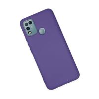 Newface İnfinix Hot 10 Play Kılıf Nano içi Kadife Silikon - Mor