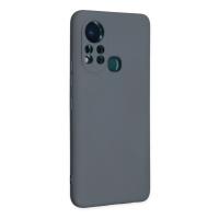 Newface İnfinix Hot 11s Kılıf Nano içi Kadife Silikon - Gri