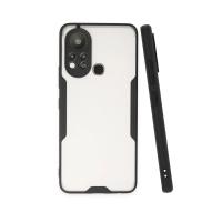 Newface İnfinix Hot 11s Kılıf Platin Silikon - Siyah