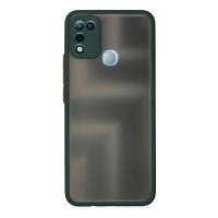 Newface İnfinix Hot 10 Play Kılıf Montreal Silikon Kapak - Yeşil