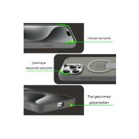 Newface iPhone 14 Pro Tork Magsafe Standlı Kapak - Lacivert