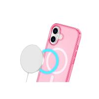 Newface iPhone 16 Kılıf Glow Magsafe Kapak - Pembe