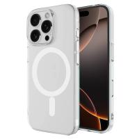 Newface iPhone 16 Pro Max Kılıf Magneticsafe Şeffaf Silikon - Şeffaf