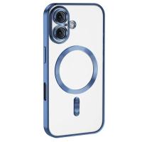 Newface iPhone 16 Kılıf Kross Magneticsafe Kapak - Mavi