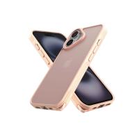 Newface iPhone 16 Kılıf Elegant Kapak - Pudra