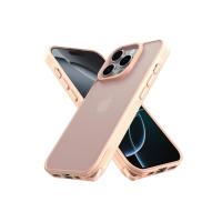 Newface iPhone 16 Pro Kılıf Elegant Kapak - Pudra