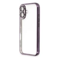 Newface iPhone 16 Plus Kılıf Razer Lensli Silikon - Mor