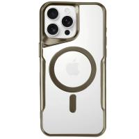 Newface iPhone 16 Pro Max Kılıf Boyi Magsafe Silikon Kapak - Çöl Titanyum