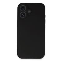 Newface iPhone 16 Kılıf First Silikon - Siyah