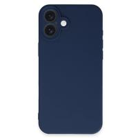 Newface iPhone 16 Kılıf First Silikon - Lacivert