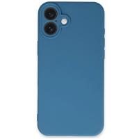 Newface iPhone 16 Plus Kılıf First Silikon - Mavi