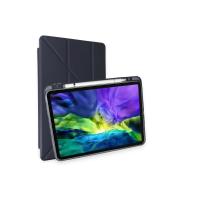 Newface iPad Pro 11 (2024) Kılıf Kalemlikli Mars Tablet Kılıfı - Lacivert