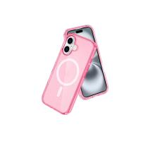 Newface iPhone 16 Plus Kılıf Glow Magsafe Kapak - Pembe