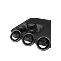 Newface iPhone 15 Pro Max Raze Metal Kamera Lens - Titan Gri