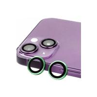 Newface iPhone 15 Plus Raze Metal Kamera Lens - Yeşil