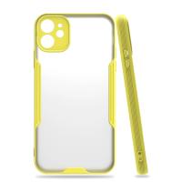 Newface iPhone 11 Kılıf Platin Silikon - Sarı